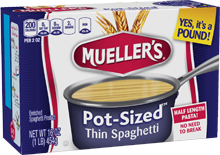 pot-sized-thin-spaghetti 100% Semolina
