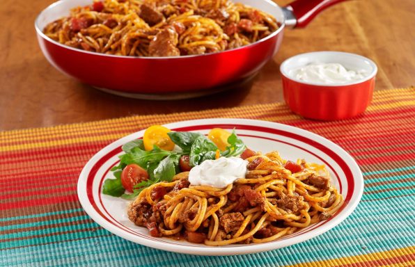 Taco-Spaghetti-Skillet-scaled-596x384 Recipes