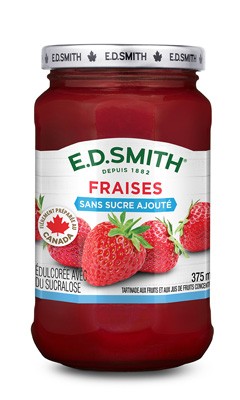 Tartinade aux fraises sans sucre ajouté E.D.SMITHMD