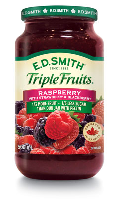 Raspberry Strawberry Blackberry Fruit Spread
