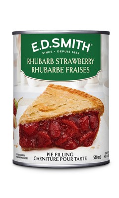 Garniture pour tarte à la rhubarbe et aux fraises E.D.SMITH