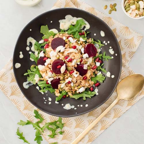 Farro Salad With Beets And Goat Cheese