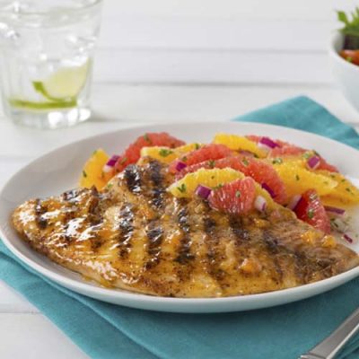 Grilled Tilapia With Fresh Fruit Salsa