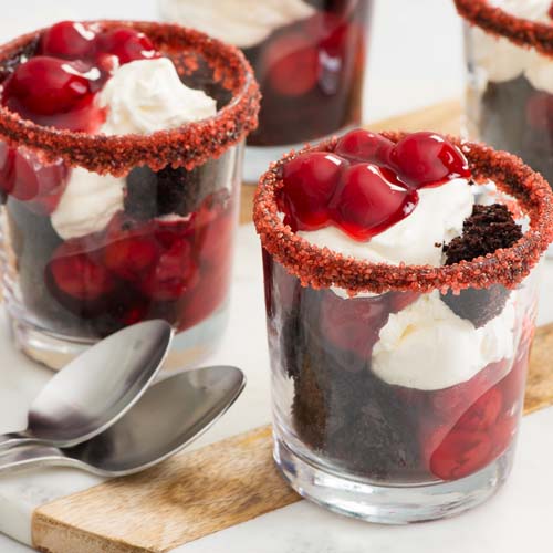 Impressive Cherry Brownie Parfaits - E.D.SMITH®