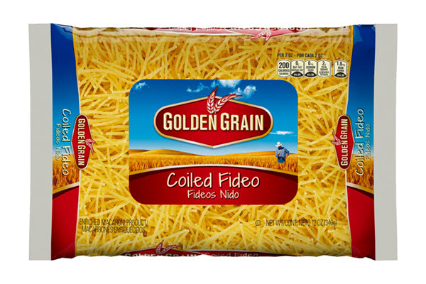 Golden-Grain-Coiled-Fideo 100% Semolina Coiled Fideo