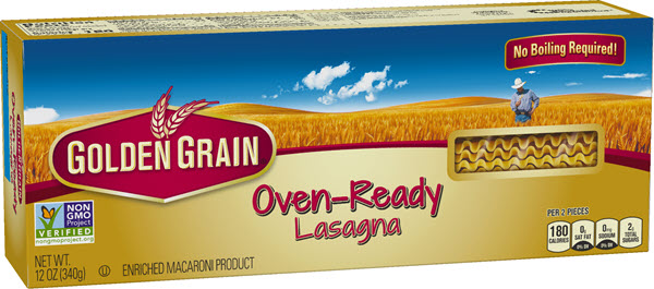 Oven-Ready-lasagna 100% Semolina Oven Ready Lasagna