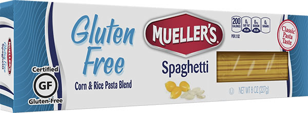 gluten free spaghetti by mueller's pasta
