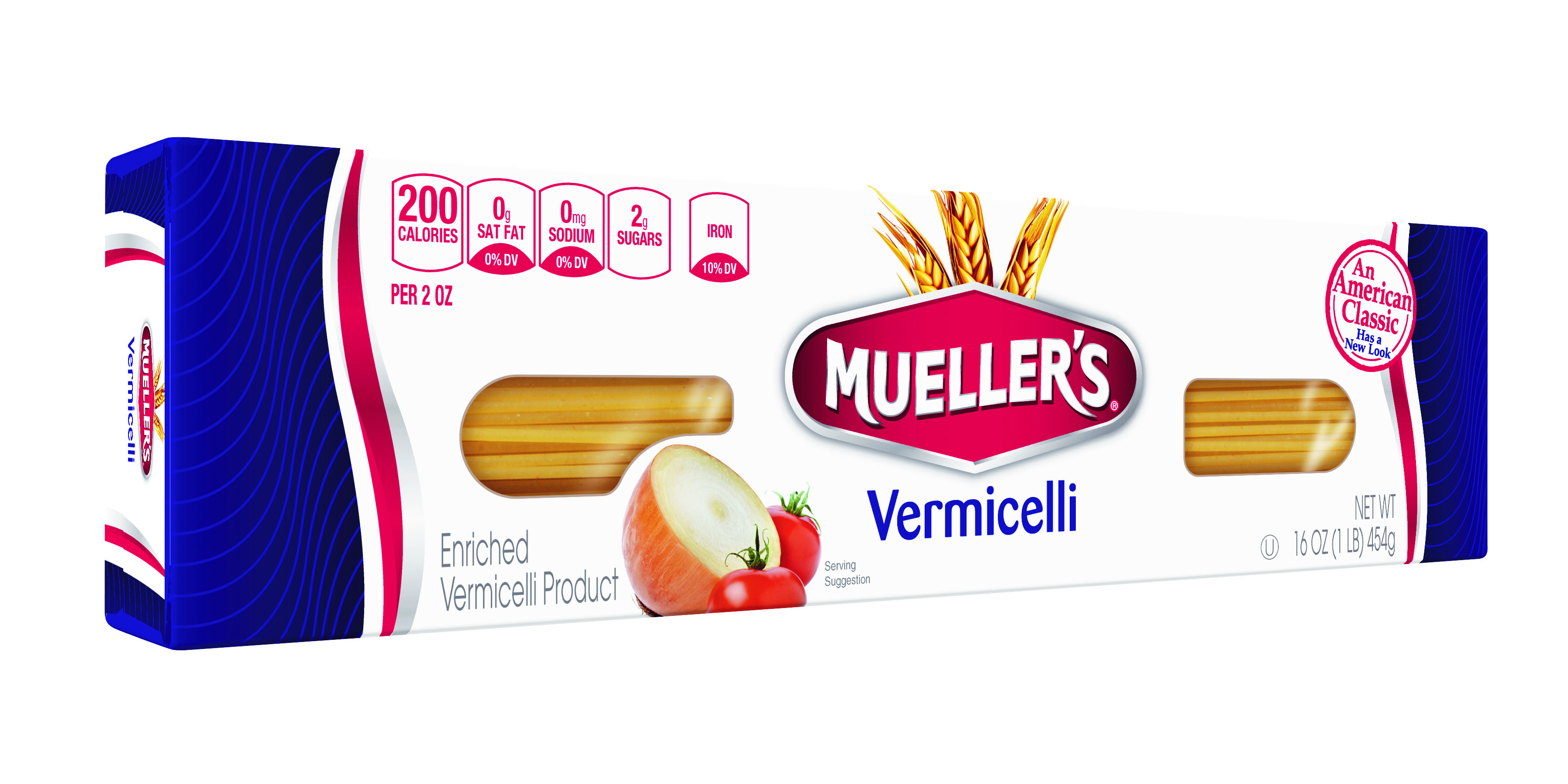box of vermicelli pasta noodles from muellers