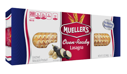 oven ready lasagna noodles from muellers pasta