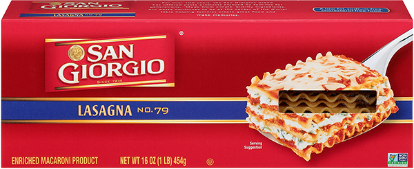 box of lasagna