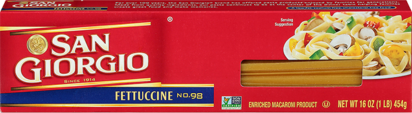 box of fettuccine