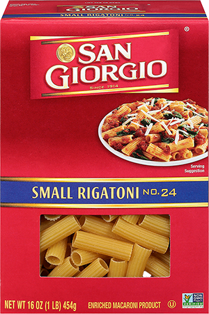 box of small rigatoni